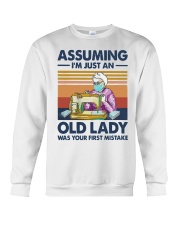 Vintage Sewing Masks Assuming Im Just Old Shirt Crewneck Sweatshirt thumbnail