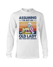 Vintage Sewing Masks Assuming Im Just Old Shirt Long Sleeve Tee thumbnail