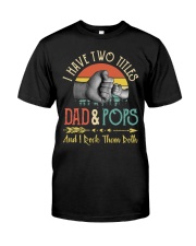 I Have Two Titles Dad And Pops And I Rock Shirt Premium Fit Mens Tee thumbnail