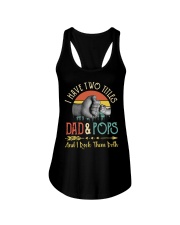 I Have Two Titles Dad And Pops And I Rock Shirt Ladies Flowy Tank thumbnail