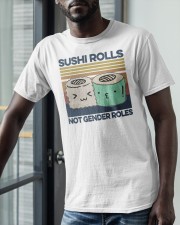 Vintage Sushi Rolls Not Gender Roles Shirt Classic T-Shirt apparel-classic-tshirt-lifestyle-front-39