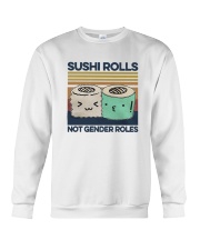 Vintage Sushi Rolls Not Gender Roles Shirt Crewneck Sweatshirt thumbnail
