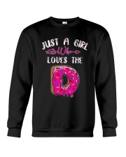 Just A Girl Who Loves The Donuts Shirt Crewneck Sweatshirt thumbnail