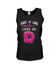 Just A Girl Who Loves The Donuts Shirt Unisex Tank thumbnail