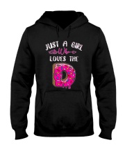 Just A Girl Who Loves The Donuts Shirt Hooded Sweatshirt thumbnail