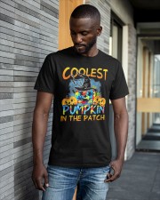 Autism Coolest Pumpkin In The Patch Shirt Classic T-Shirt apparel-classic-tshirt-lifestyle-front-41-b