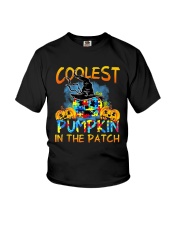 Autism Coolest Pumpkin In The Patch Shirt Youth T-Shirt thumbnail
