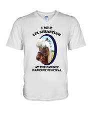 I Met Lil Sebastian Shirt V-Neck T-Shirt thumbnail