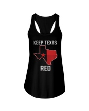 Flag Keep Texas Red Shirt Ladies Flowy Tank thumbnail
