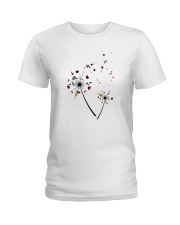 Wine Dandelion Shirt Ladies T-Shirt tile