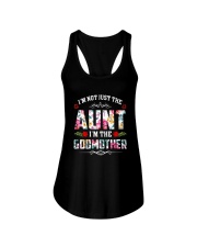 Floral I'm Not Just The Aunt I'm Godmother Shirt Ladies Flowy Tank thumbnail