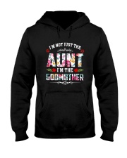 Floral I'm Not Just The Aunt I'm Godmother Shirt Hooded Sweatshirt thumbnail