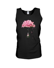 Flower Umbrella Never Give Up Shirt Unisex Tank thumbnail