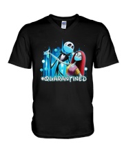 Jack And Sally Quarantined Shirt V-Neck T-Shirt thumbnail