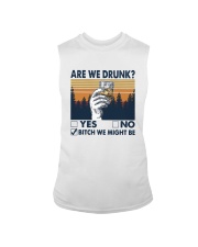 Vintage Are We Drunk Yes No Bitch We Might Shirt Sleeveless Tee thumbnail