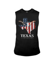 American Flag Texas Longhorn Shirt Sleeveless Tee thumbnail