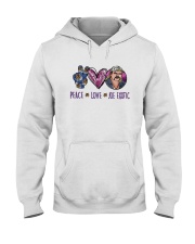 Peace Love Joe Exotic Shirt Hooded Sweatshirt thumbnail