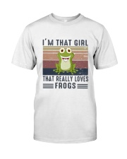 Vintage Im That Girl That Really Loves Frog Shirt Premium Fit Mens Tee thumbnail