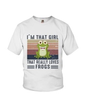 Vintage Im That Girl That Really Loves Frog Shirt Youth T-Shirt thumbnail