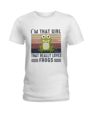 Vintage Im That Girl That Really Loves Frog Shirt Ladies T-Shirt thumbnail