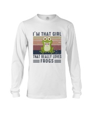 Vintage Im That Girl That Really Loves Frog Shirt Long Sleeve Tee thumbnail