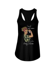 Im Not Most Women Im An Army Veteran Shirt Ladies Flowy Tank thumbnail