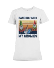 Vintage Hanging With My Gnomies Shirt Premium Fit Ladies Tee thumbnail