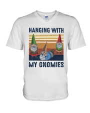Vintage Hanging With My Gnomies Shirt V-Neck T-Shirt thumbnail