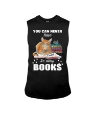Cat You Can Never Have Too Many Books Shirt Sleeveless Tee tile