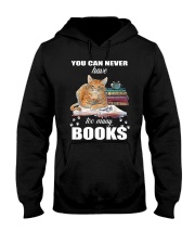 Cat You Can Never Have Too Many Books Shirt Hooded Sweatshirt tile