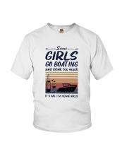 Vintage Some Girl Go Boating And Drink Much Shirt Youth T-Shirt thumbnail