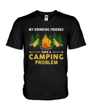 Beers My Drinking Friends Have A Camping Shirt V-Neck T-Shirt tile