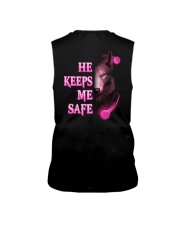 Wolf He Keeps Me Safe Shirt Sleeveless Tee thumbnail