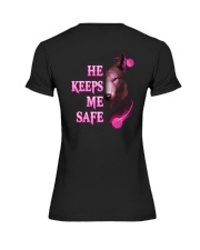 Wolf He Keeps Me Safe Shirt Premium Fit Ladies Tee thumbnail
