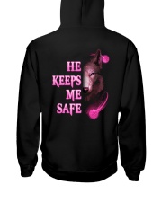 Wolf He Keeps Me Safe Shirt Hooded Sweatshirt thumbnail