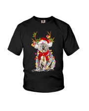 Koala Reindeer Christmas Light Shirt Youth T-Shirt thumbnail