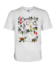 Garden Piece Of Music Shirt V-Neck T-Shirt thumbnail