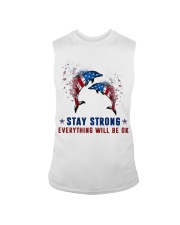 Flag Dolphin Stay Strong Everything Ok Shirt Sleeveless Tee thumbnail