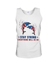 Flag Dolphin Stay Strong Everything Ok Shirt Unisex Tank thumbnail