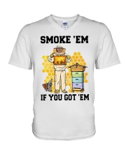 Honey Smoke Em If You Got Em Get The Shirt V-Neck T-Shirt thumbnail