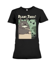 Totoro Plant Trees Shirt Premium Fit Ladies Tee thumbnail