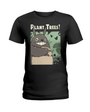 Totoro Plant Trees Shirt Ladies T-Shirt thumbnail