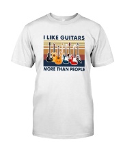Vintage I Like Guitars More Than People Shirt Premium Fit Mens Tee thumbnail