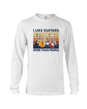 Vintage I Like Guitars More Than People Shirt Long Sleeve Tee thumbnail