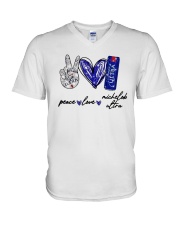 Peace Love Michelob Ultra Shirt V-Neck T-Shirt thumbnail