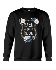 Flower Back The Blue Shirt Crewneck Sweatshirt thumbnail