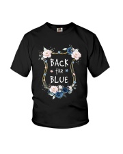 Flower Back The Blue Shirt Youth T-Shirt thumbnail