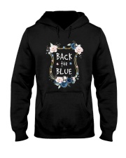 Flower Back The Blue Shirt Hooded Sweatshirt thumbnail