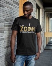 Teacher The Zoom Where It Happens Shirt Classic T-Shirt apparel-classic-tshirt-lifestyle-front-41-b