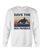 Vintage Dolphin Save The Sea Pandas Shirt Crewneck Sweatshirt thumbnail